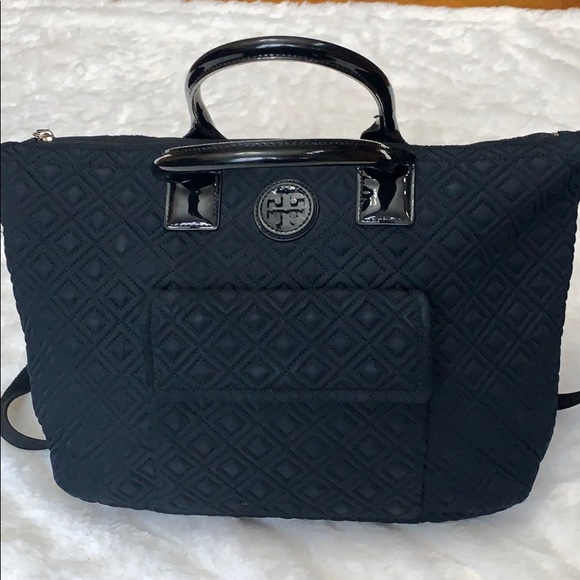 quilted satchel bag